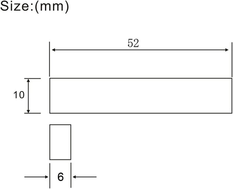 MAXCHEER 6 String Acoustic Guitar Bone Bridge Saddle and Nut Made of Real Bone with 2pcs Sandpaper (6Pcs Nut) - Image 2